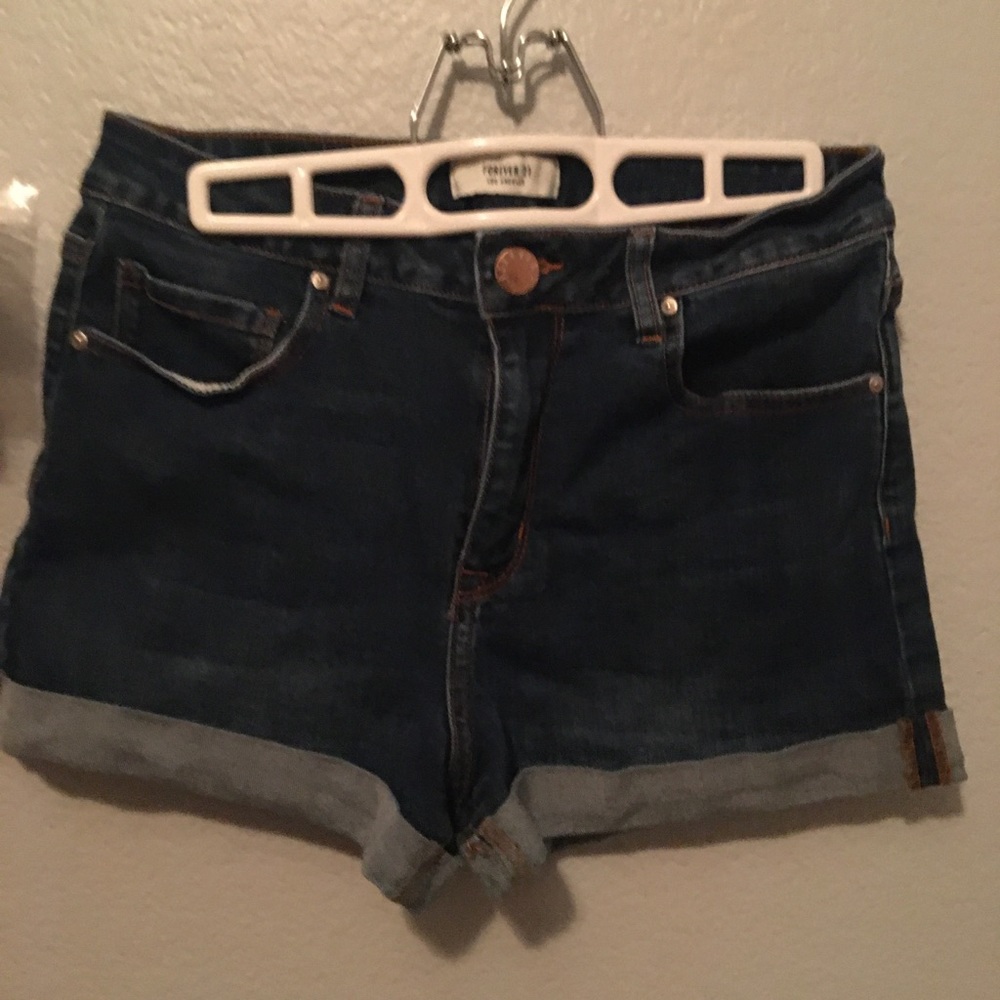 Forever 21 jean shorts, no rips tears or stains